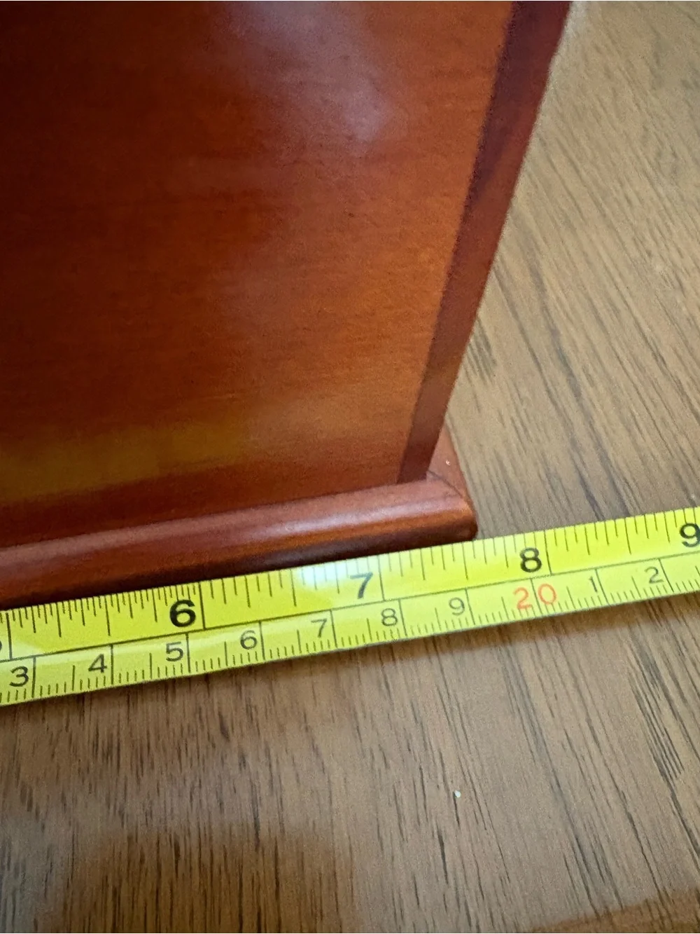 Vintage 4 Drawer Wood Jewelry Box VGUC MCM